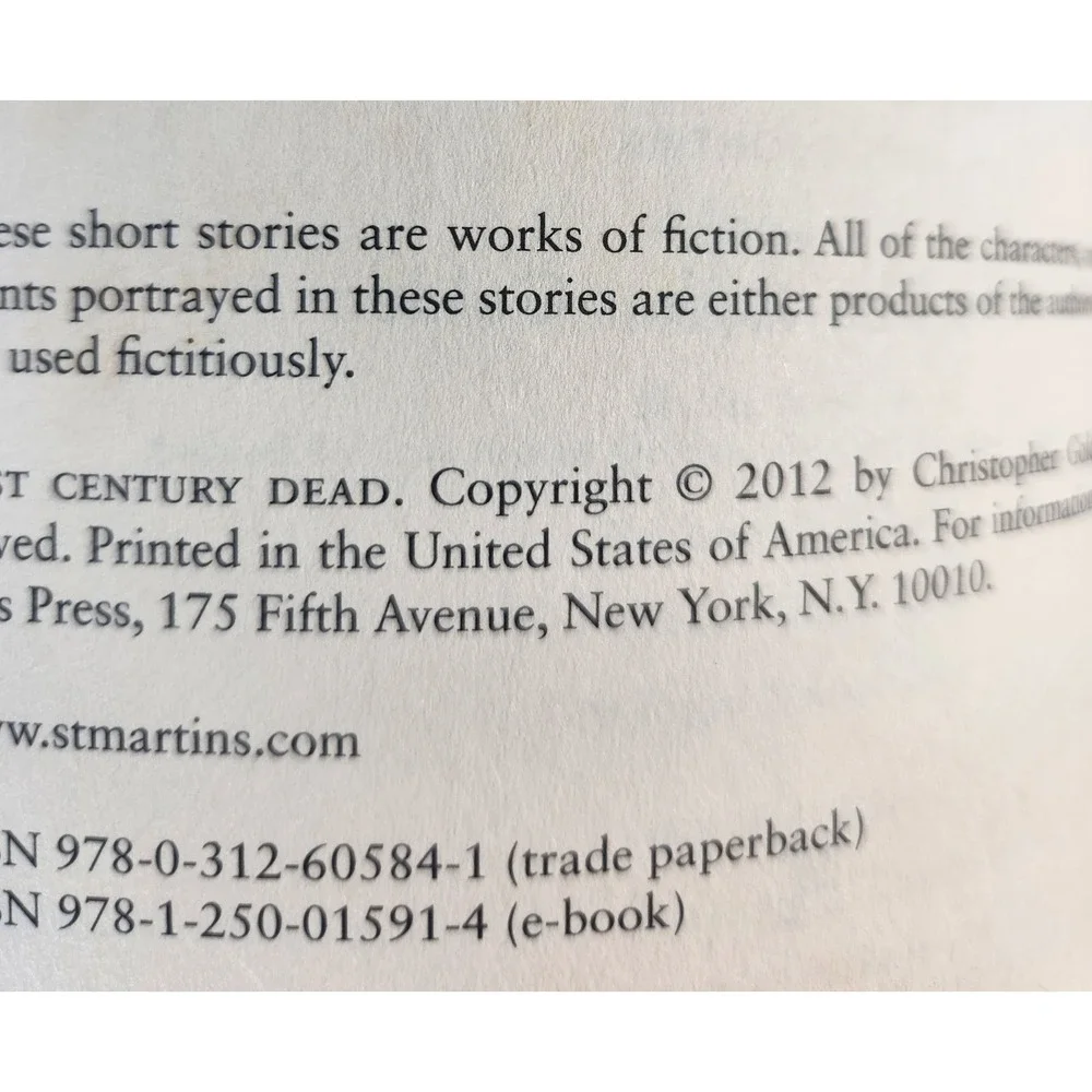 21st Century Dead: A Zombie Anthology Excellent Condition